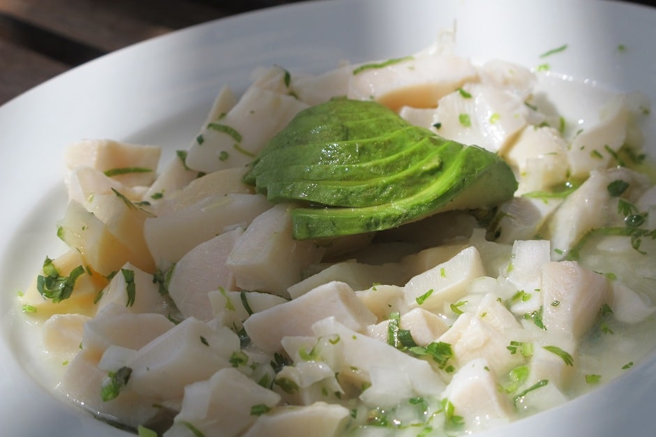Ceviche de caracol