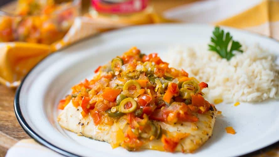 Pescado a la veracruzana